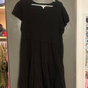 Time and Tru Black Mini Dress